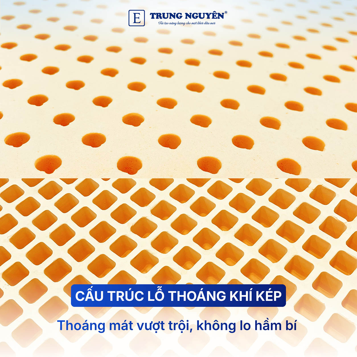 Thiết kế các lỗ tròn và vuông thoáng khí vượt trội Thiết kế các lỗ tròn và vuông thoáng khí vượt trội