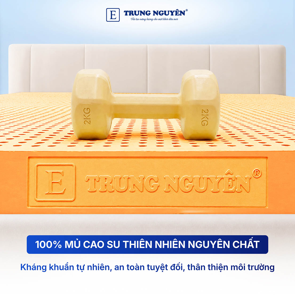 Chất liệu 100% cao su thiên nhiên an toàn và thân thiện môi trường Chất liệu 100% cao su thiên nhiên an toàn và thân thiện môi trường