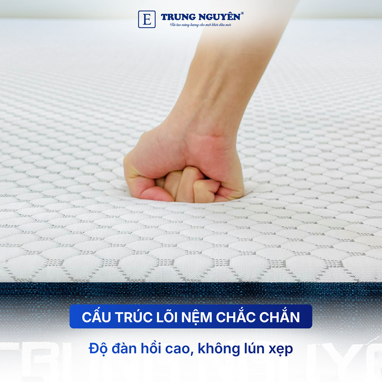Cấu trúc lõi nệm chắc chắn Cấu trúc lõi nệm chắc chắn