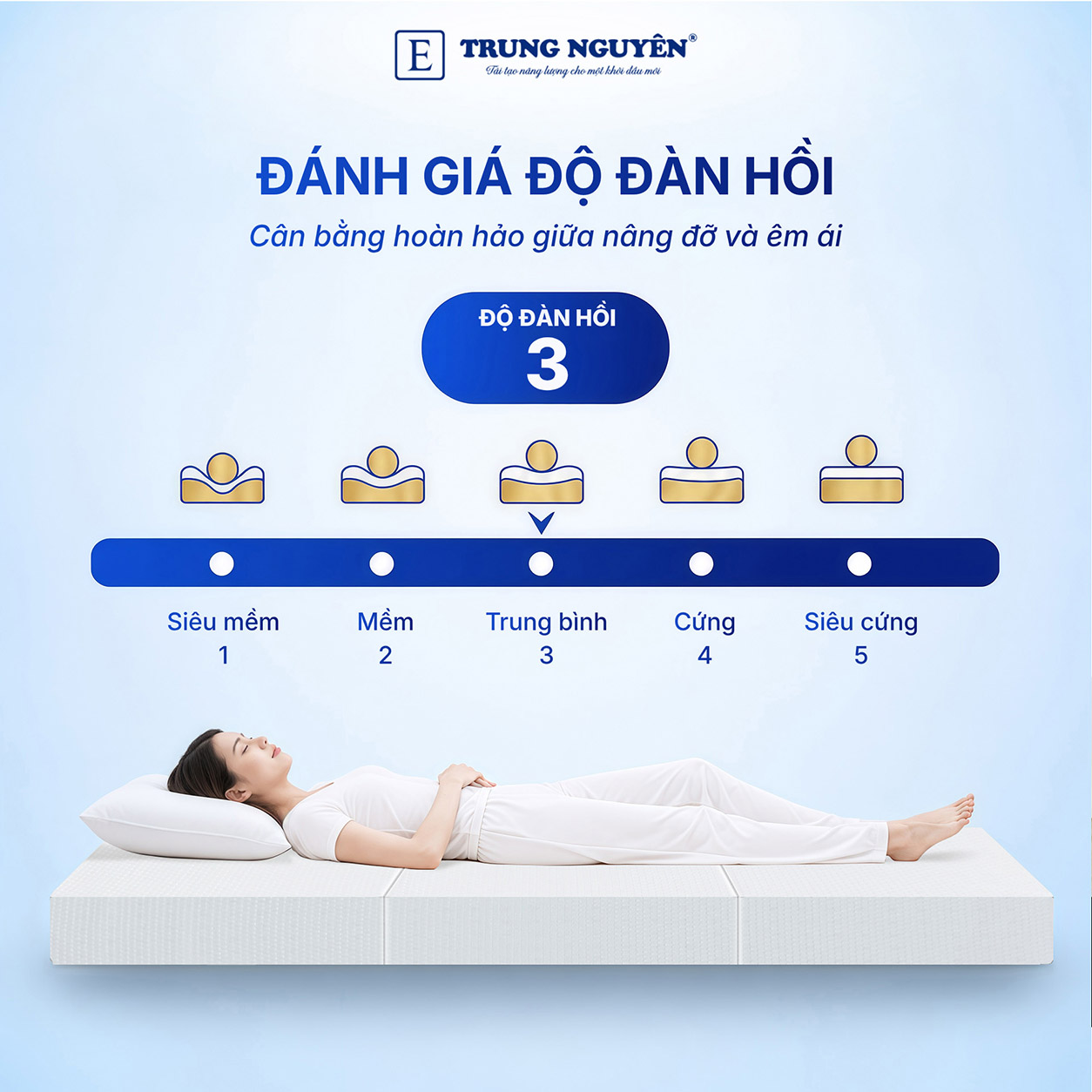 Độ đàn hồi đạt tiêu chuẩn Độ đàn hồi đạt tiêu chuẩn