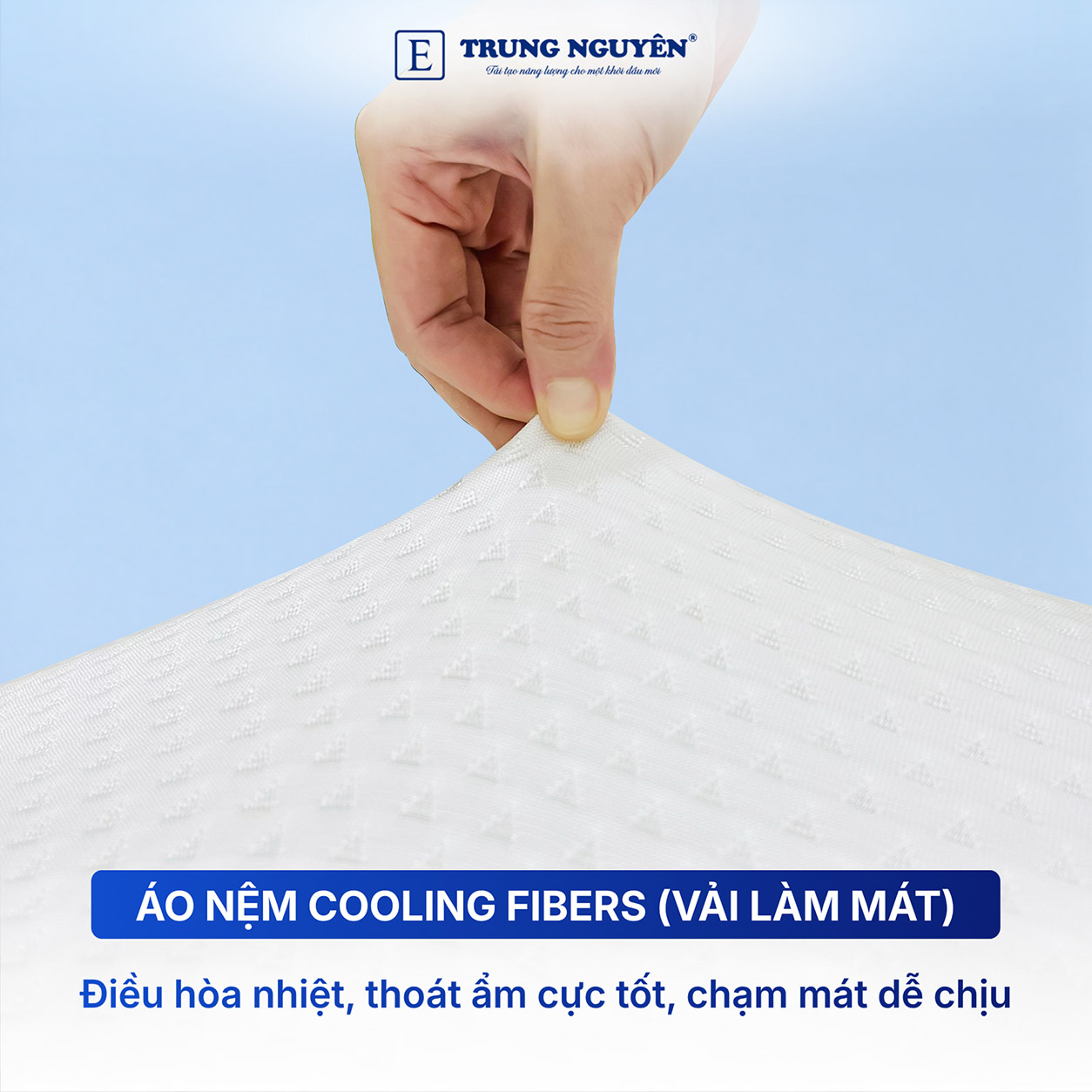 Áo nệm Cooling Fibers (vải làm mát) Áo nệm Cooling Fibers (vải làm mát)