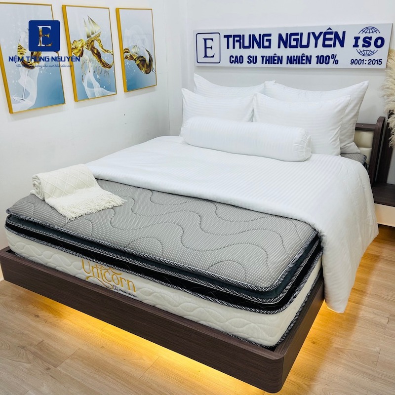 Nệm lò xo túi độc lập Unicorn Trung Nguyên
