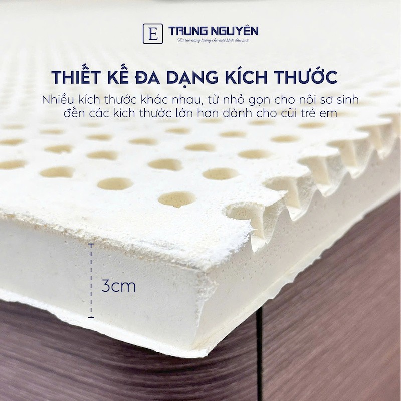 Nệm em bé Hegen Trung Nguyên chất lượng, an toàn cho bé