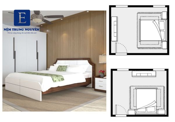 cách đặt giường ngủ
