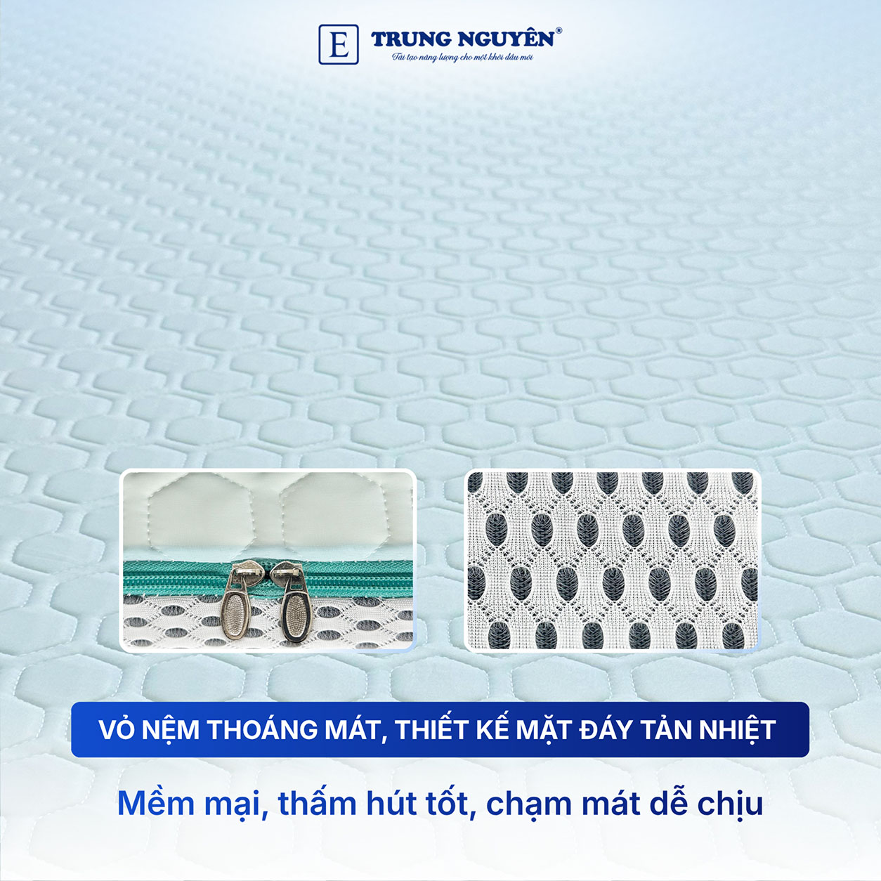 Thoáng khí vượt trội - Ngủ mát mỗi đêm Thoáng khí vượt trội - Ngủ mát mỗi đêm