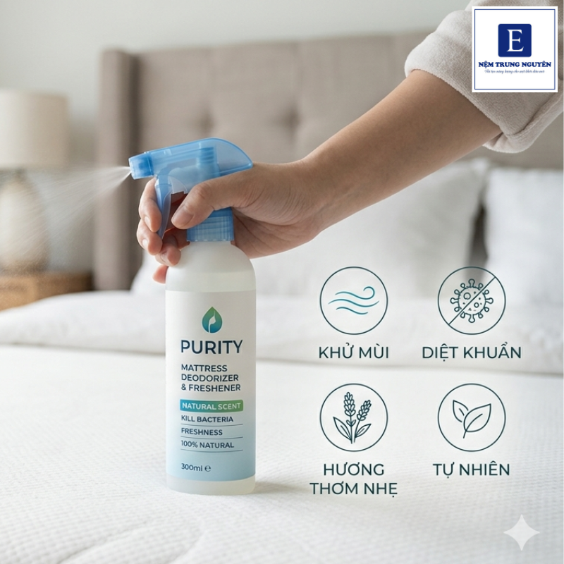 Chai xịt khử mùi nệm mang lại nhiều lợi ích thiết thực trong quá trình chăm sóc giấc ngủ