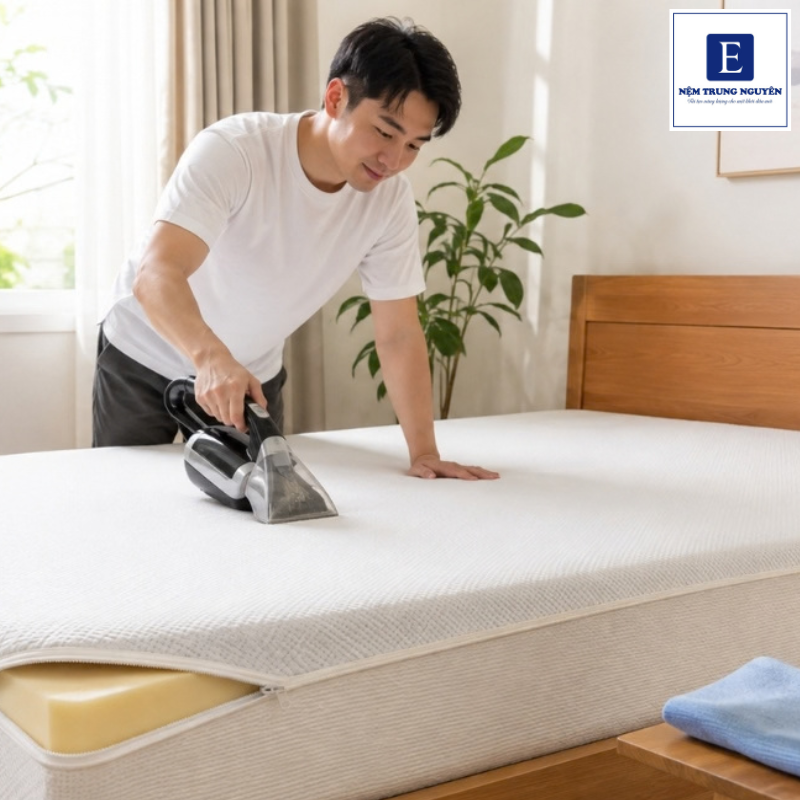 Vệ sinh nệm foam định kỳ