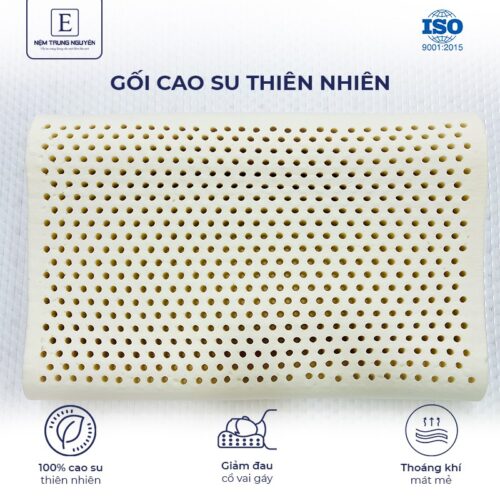 Gối Lượn Sóng Cao Su Thiên Nhiên Trung Nguyên