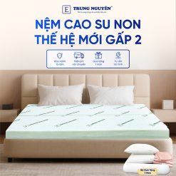 Nệm Cao Su Non Trung Nguyên Gấp 2
