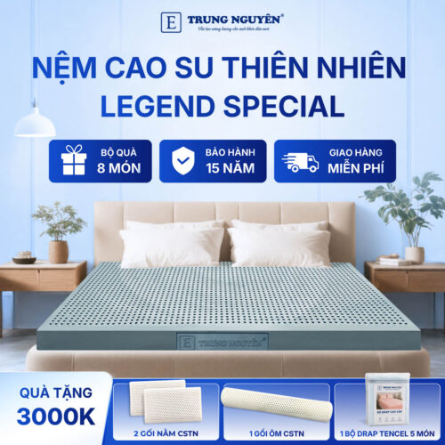 Nệm Cao Su Thiên Nhiên Trung Nguyên Legend Special