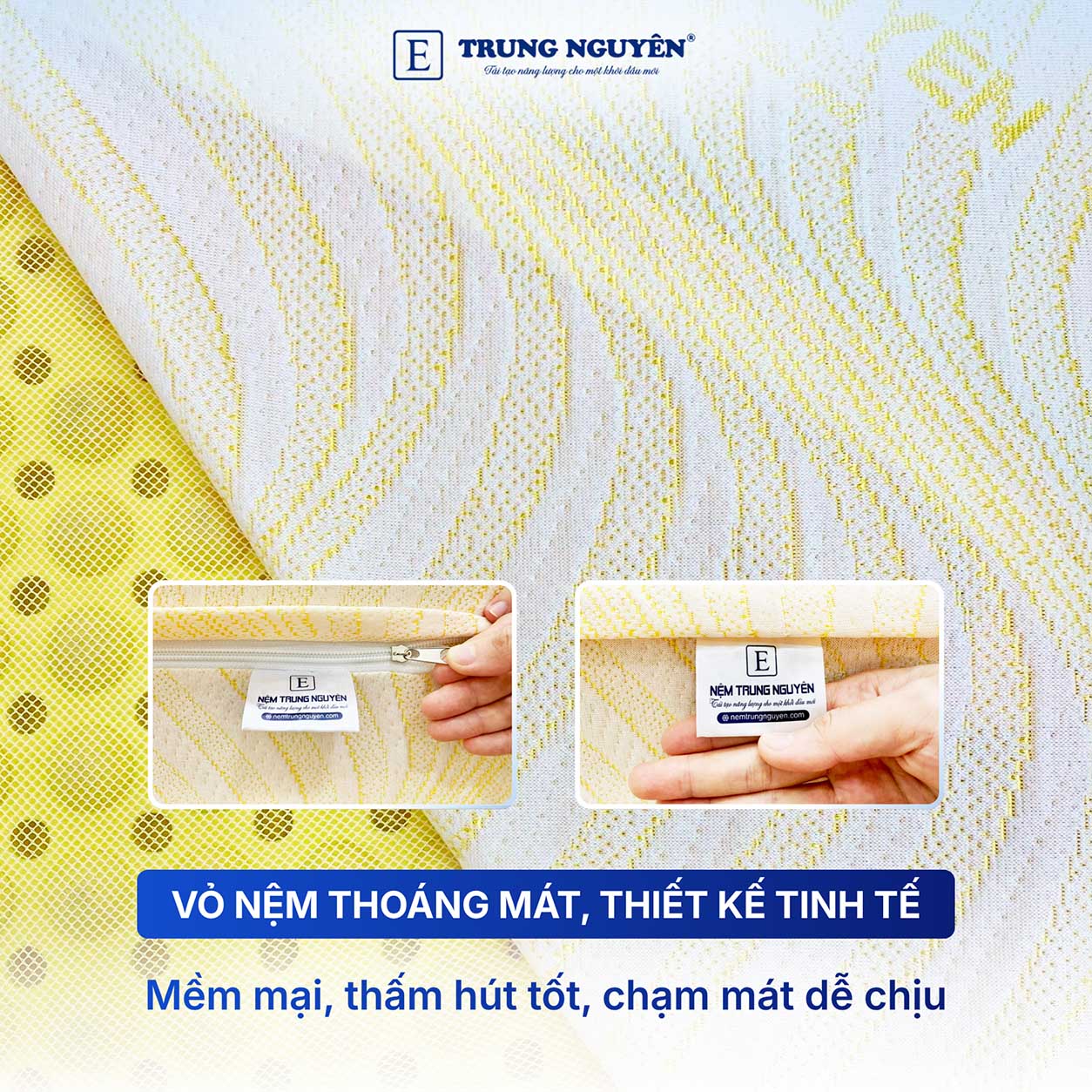 Vỏ nệm thoáng mát, thiết kế đẹp mắt Vỏ nệm thoáng mát, thiết kế đẹp mắt