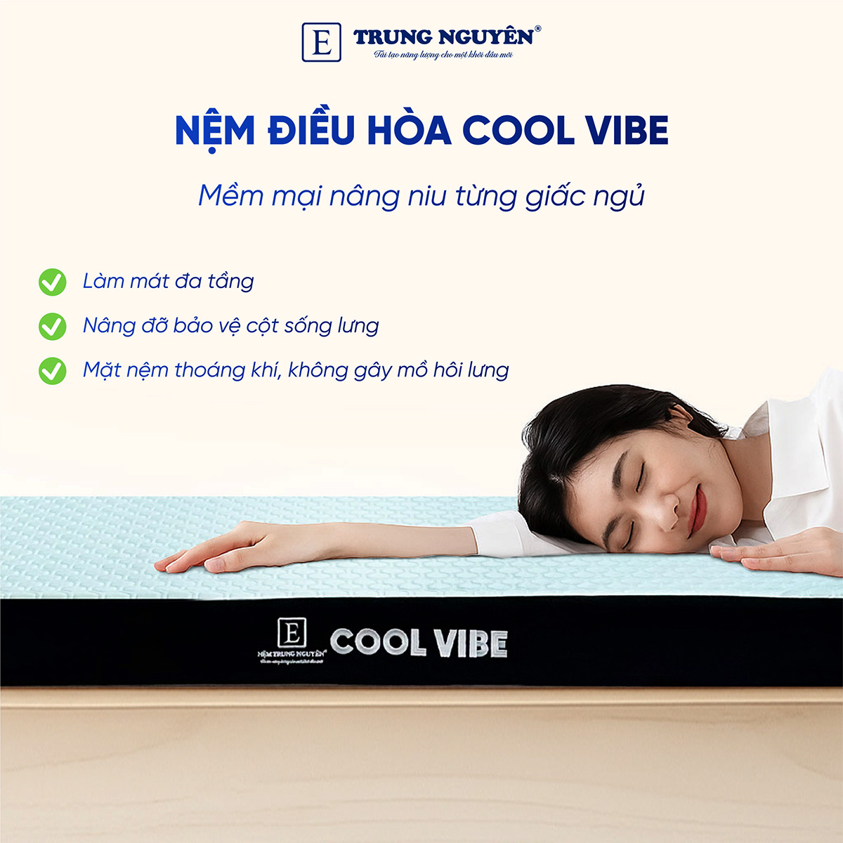 Nệm Foam Cool Vibe Nệm Foam Cool Vibe