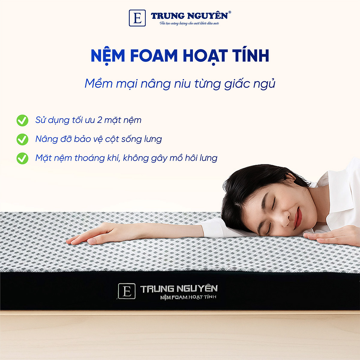 Nệm Foam hoạt tính Nệm Foam hoạt tính