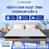 Nệm foam hoạt tính premium Trung Nguyên gấp 3 20