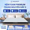 Nệm foam premium Trung Nguyên gấp 3 30