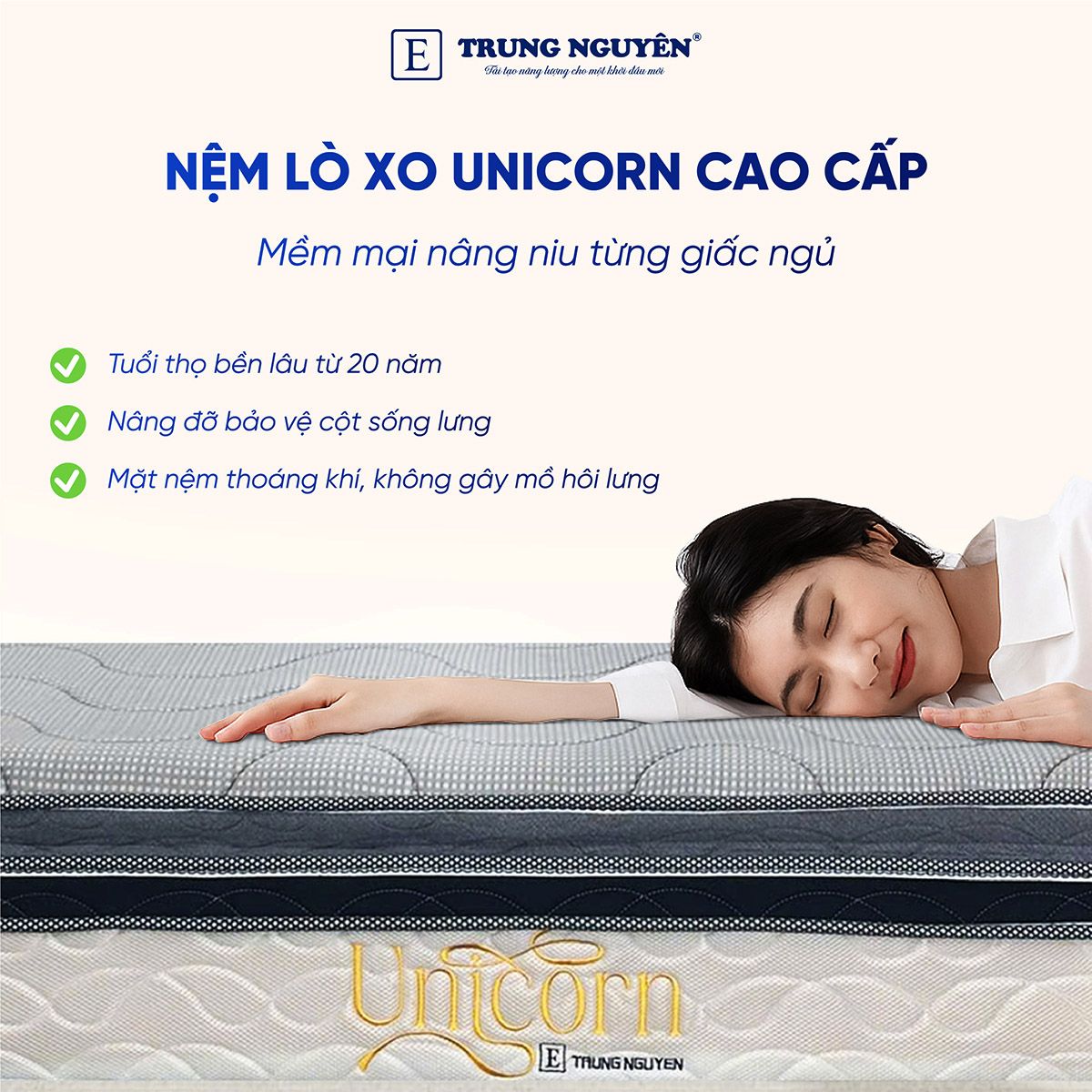Đệm lò xo Unicorn Đệm lò xo Unicorn