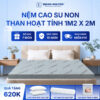 Nệm cao su non hoạt tính Trung Nguyên 1m2 x 2m 1.1