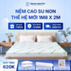 Nệm cao su non Trung Nguyên 1m8 x 2m 1.1