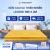 Nệm cao su thiên nhiên Trung Nguyên legend 1m6 x 2m 60
