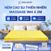 Nệm Cao Su Thiên Nhiên Trung Nguyên Massage 1m4 x 2m