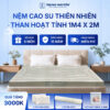 Nệm Cao Su Thiên Nhiên Trung Nguyên Than Hoạt Tính 1m4 x 2m