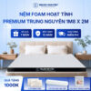 Nệm foam hoạt tính premium Trung Nguyên 1m8 x 2m 50