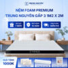 Nệm foam premium Trung Nguyên gấp 3 1m2 x 2m 60