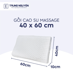 gối massage cao su thiên nhiên Trung Nguyên