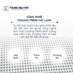 Nệm Foam Trung Nguyên sở hữu công nghệ làm mát Cooling Fibers