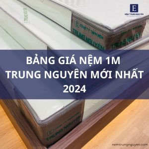 Bảng giá nệm 1m Trung Nguyên