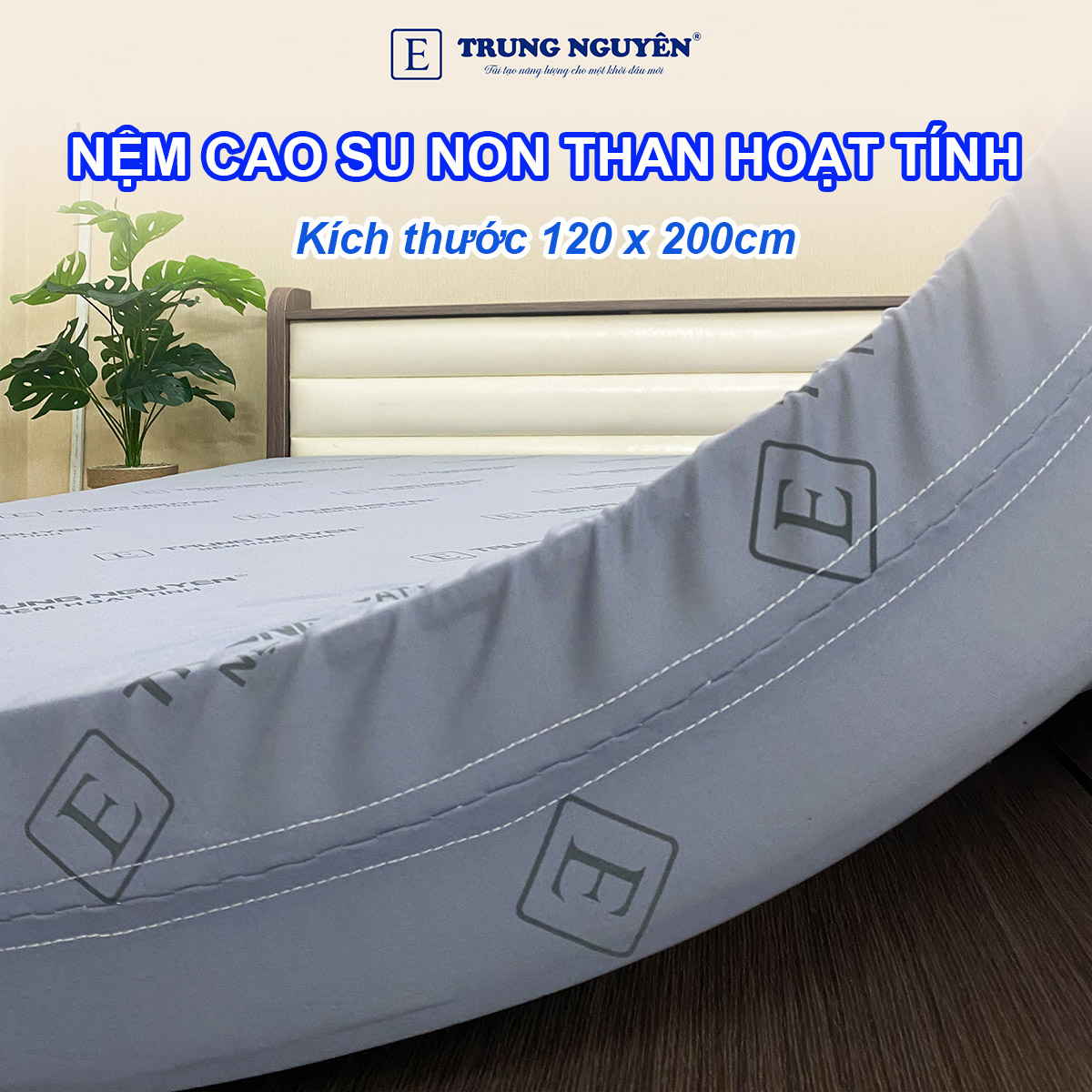 Nệm 1m2x2m bằng chất liệu cao su non Nệm 1m2x2m bằng chất liệu cao su non