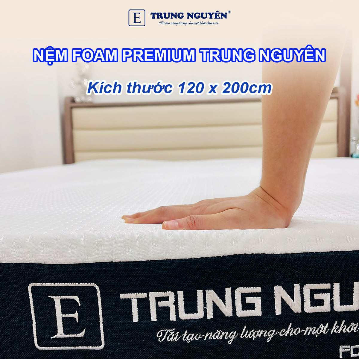 Nệm Foam kích thước 1m2 x 2m Nệm Foam kích thước 1m2 x 2m