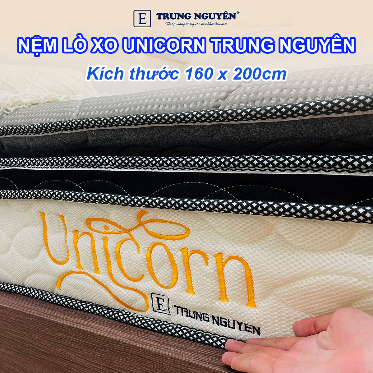 Đệm 1m6 x 2m lò xo