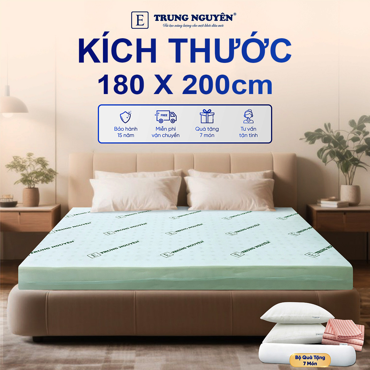 Kích thước nệm 1m8 x 2m đang được sự yêu thích của nhiều người Kích thước nệm 1m8 x 2m đang được sự yêu thích của nhiều người