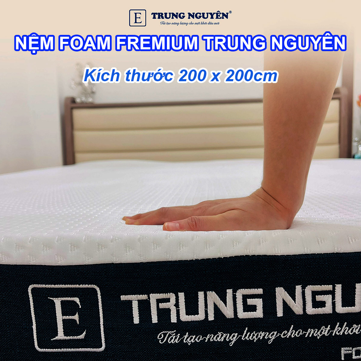 Đệm 2m x 2m Foam bền bỉ theo năm tháng