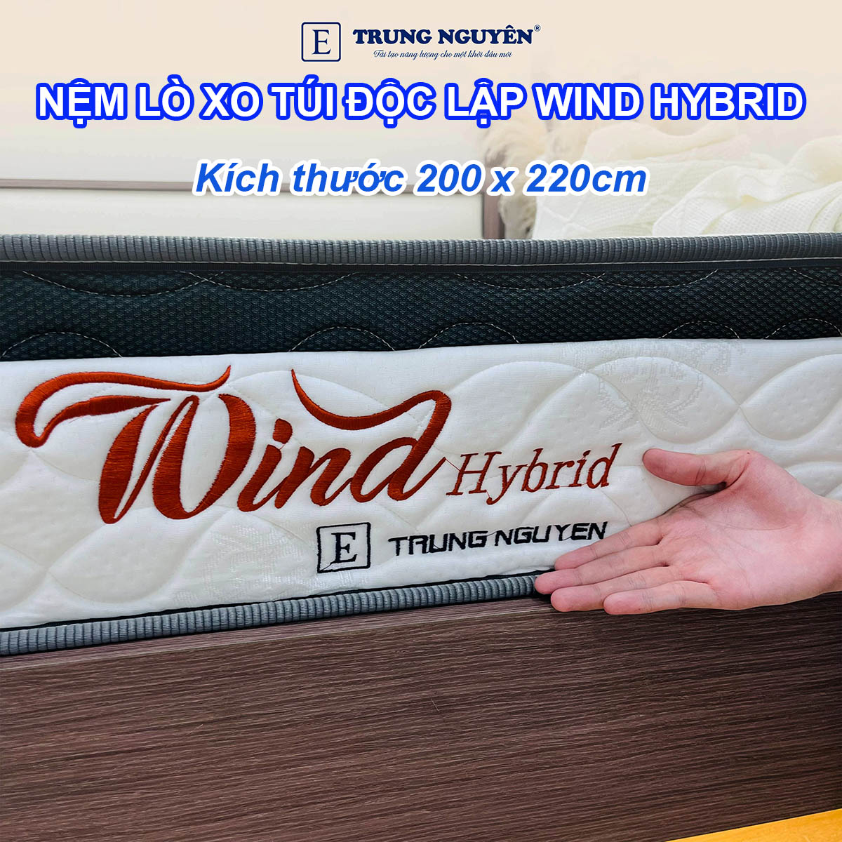 Đệm 2m x 2m2 lò xo êm ái, thoải mái Đệm 2m x 2m2 lò xo êm ái, thoải mái