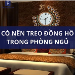 Có nên treo đồng hồ trong phòng ngủ