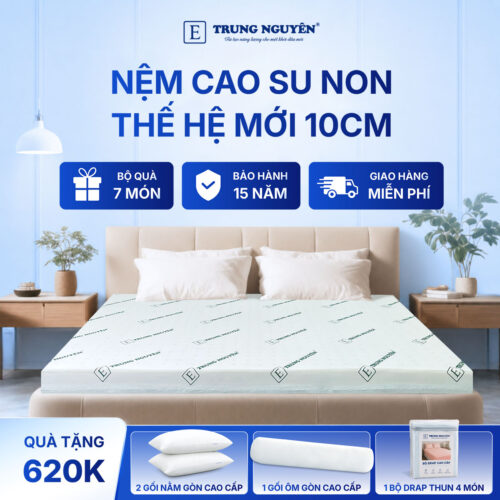 Nệm cao su non 10cm Trung Nguyên 1