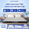Nệm foam hoạt tính Trung Nguyên 1m4 x 2m 50