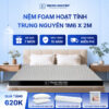 Nệm foam hoạt tính Trung Nguyên 1m6 x 2m 1.1