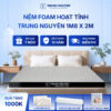 Nệm foam hoạt tính Trung Nguyên 1m8 x 2m 50
