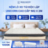 Nệm lò xo túi độc lập unicorn Trung Nguyên 1m2 x 2m 60