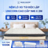 Nệm lò xo túi độc lập unicorn Trung Nguyên 1m6 x 2m 60