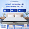 Nệm lò xo túi độc lập wind hybrid Trung Nguyên 2m x 2m 60