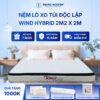 Nệm lò xo túi độc lập wind hybrid Trung Nguyên 2m2 x 2m 60