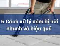 xử lý nệm bị hôi