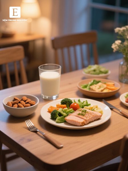 Ăn uống hợp lý vào buổi tối là một thói quen trước ngủ tốt