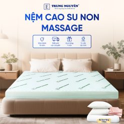 Nệm cao su non massage Trung Nguyên