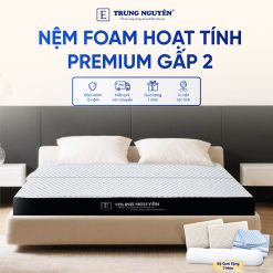 Nệm Foam Hoạt Tính Premium Trung Nguyên Gấp 2