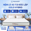 Nệm lò xo túi độc lập gold hybrid Trung Nguyên 20